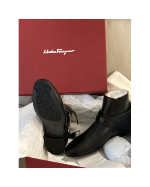 ferragamo white boots