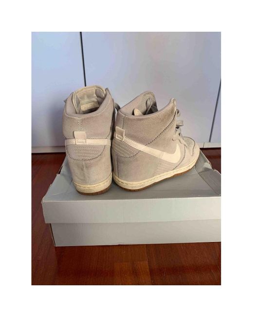 nike grey suede trainers