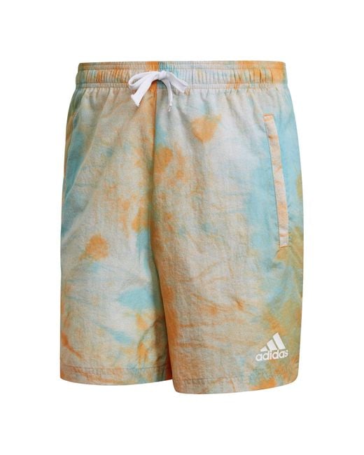 adidas Essentials Tie-dyed Inspirational Shorts for Men | Lyst UK