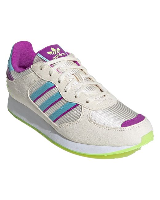 adidas blue ladies trainers