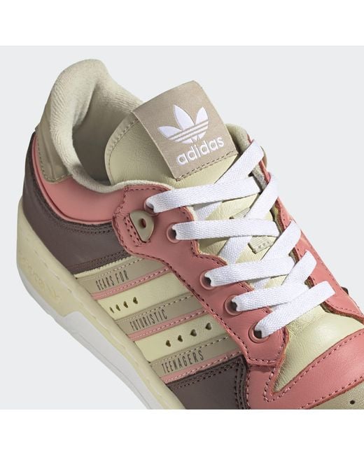 Adidas Originals Men's Rivalry Low Human Made Shoes - Pink - low-top Trainers - 11
