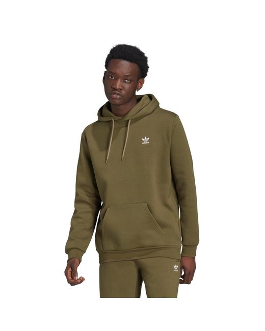 adidas Originals Adicolor Essentials Trefoil Hoodie in Green for Men | Lyst  UK
