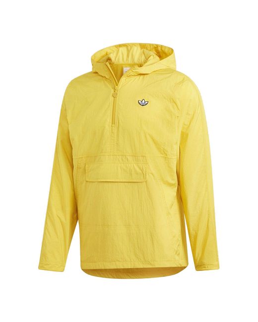 adidas Originals Synthetic Lightweight Pop Jacket in Yellow for Men - Lyst