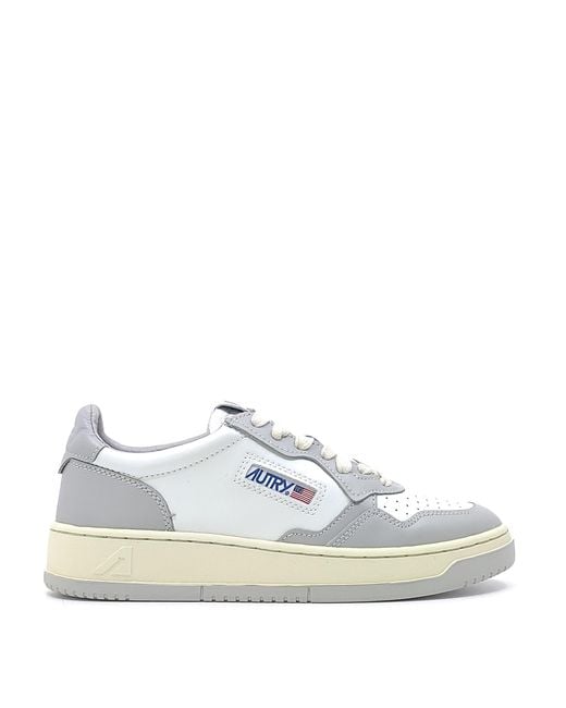 Autry Synthetic Sneakers Uomo Grigio In Pelle in White for Men | Lyst