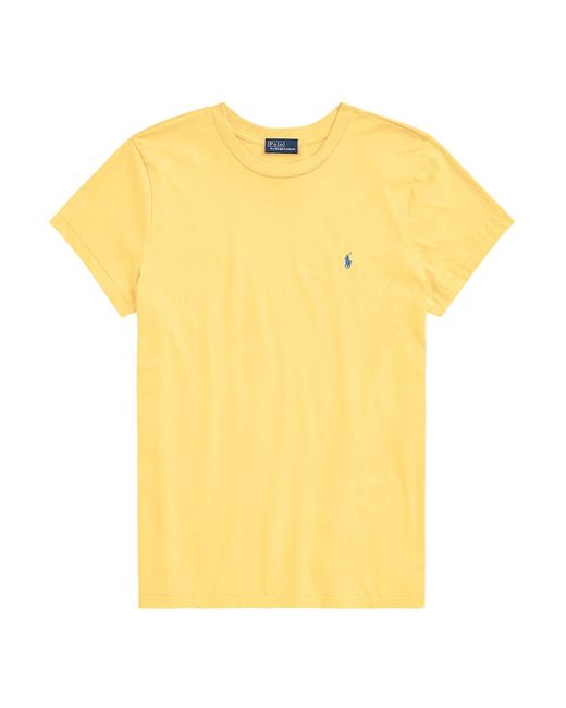 Polo Ralph Lauren T-shirt Giallo Donna in Yellow | Lyst