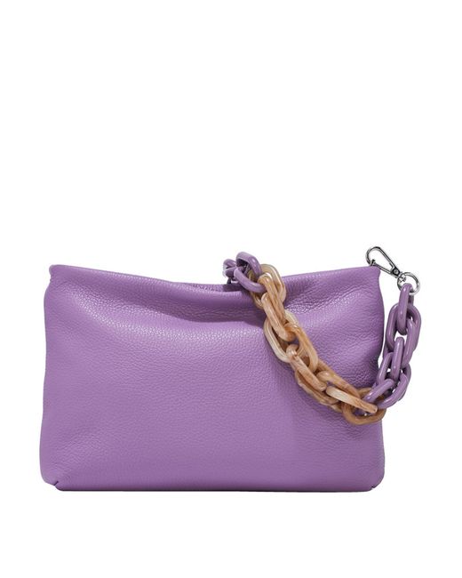Gianni Chiarini Donna 8265 Black Shoulder Bag in Purple | Lyst