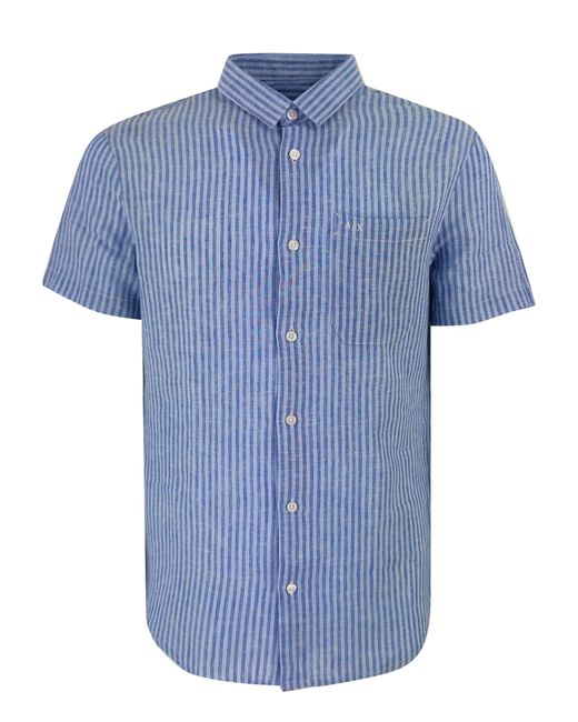 Armani Exchange Cotton A | X Ari Exchange Blue Shirt Room for Men | Lyst UK