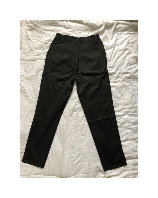 Pantalon Coton Noir Femme Clearance, 53% OFF | ilikepinga.com