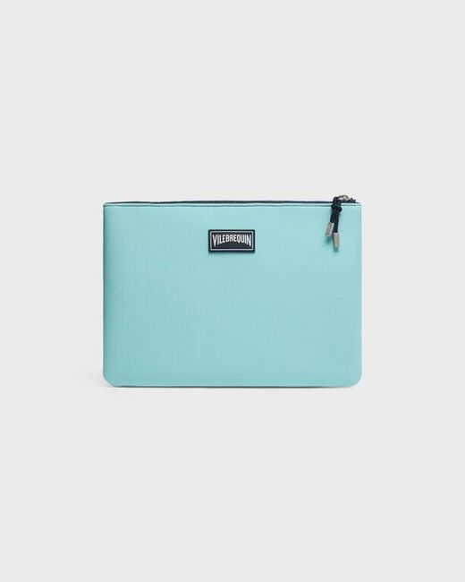 Vilebrequin Blue Neoprene Pouch Turtle