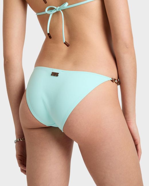 Vilebrequin Mini Brief Bikini Bottom Pearl Detail Solid - Swimwear - Flaka - Blue - Size Xs