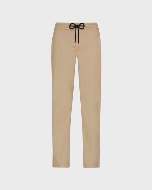 Vilebrequin Natural Elastic Waist Cotton Pants Solid for men