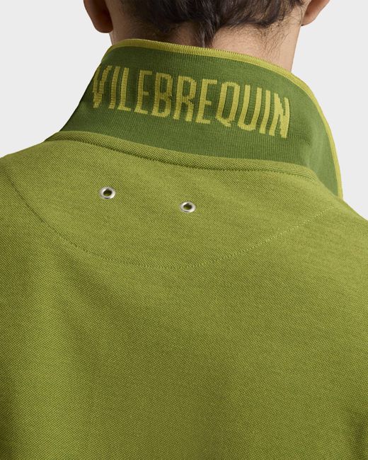 Vilebrequin Green Cotton Polo Solid for men