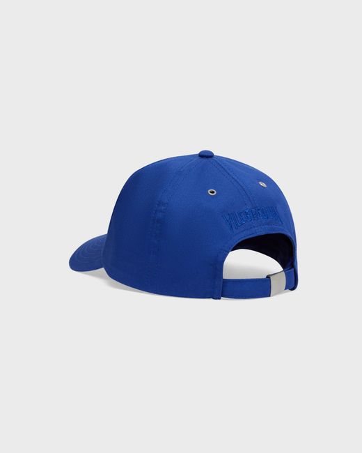 Vilebrequin Blue Solid Cap Turtle Embroidery