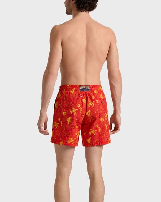 Vilebrequin Embroidered Swim Shorts Aquatic Life for men