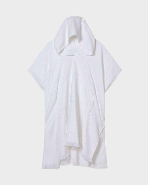 Vilebrequin White Terry Poncho