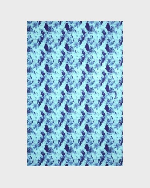Vilebrequin Blue Cotton Voile Pareo Coral Reef for men