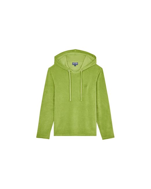 Vilebrequin Langärmeliges Frottee-t-shirt Mit Kapuze Für Herren in Green für Herren