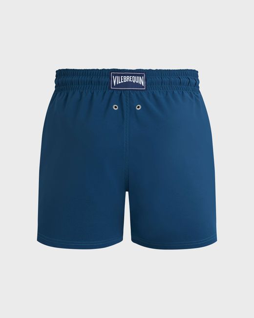 Vilebrequin Blue Swimwear Short And Fitted Stretch Solid for men