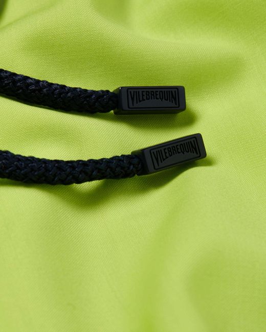 Vilebrequin Yellow Ultrafine Wool Swim Shorts Super 120's for men
