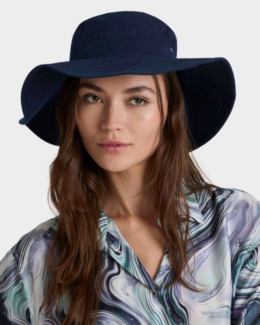 Vilebrequin Blue Large Bucket Hat Solid