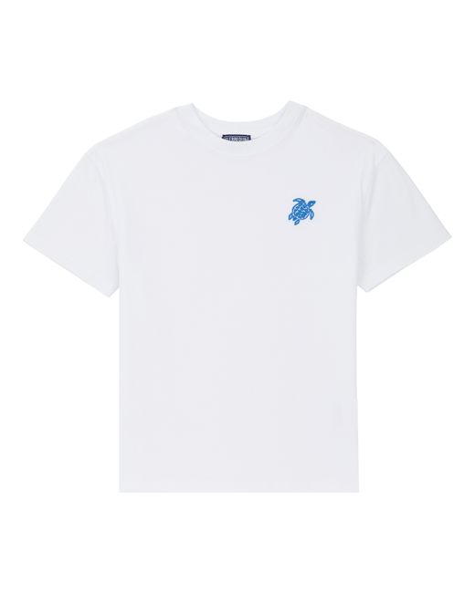 Vilebrequin Solid T-shirt Aus Bio-baumwolle Für Jungen in White für Herren