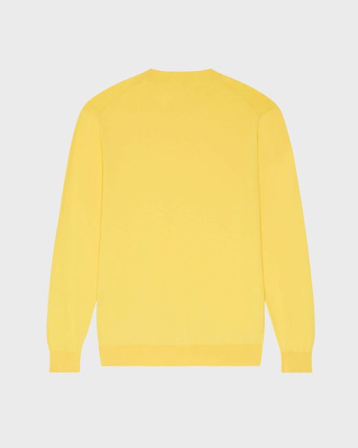 Vilebrequin Yellow Cotton Sweater Turtle for men