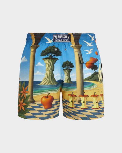 Vilebrequin Swim Trunks Eden - X 3.paradis - Swimwear - Moorea - Blue - Size S for men