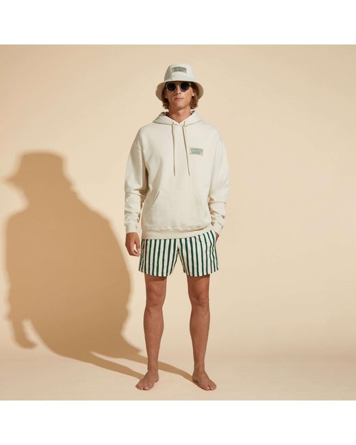 Vilebrequin Natural Cotton Hoodie Sweatshirt Solid - X Highsnobiety for men