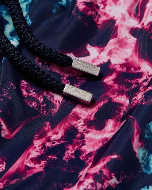 Vilebrequin Ultra-light And Packable Swim Trunks X-ray Medusa - Swimwear - Mahina - Blue - Size Xs for men