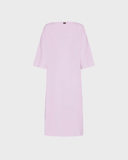 Vilebrequin Pink Linen Kaftan Solid