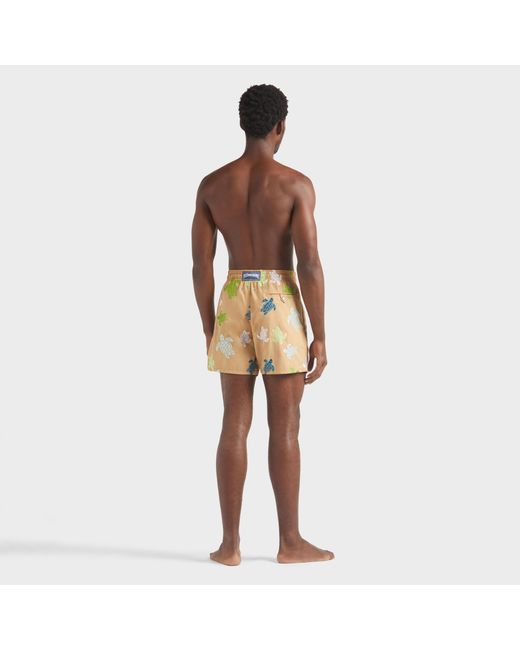 Maillot De Bain Homme Brodé Tortue Multicolore Vilebrequin pour homme en coloris Yellow
