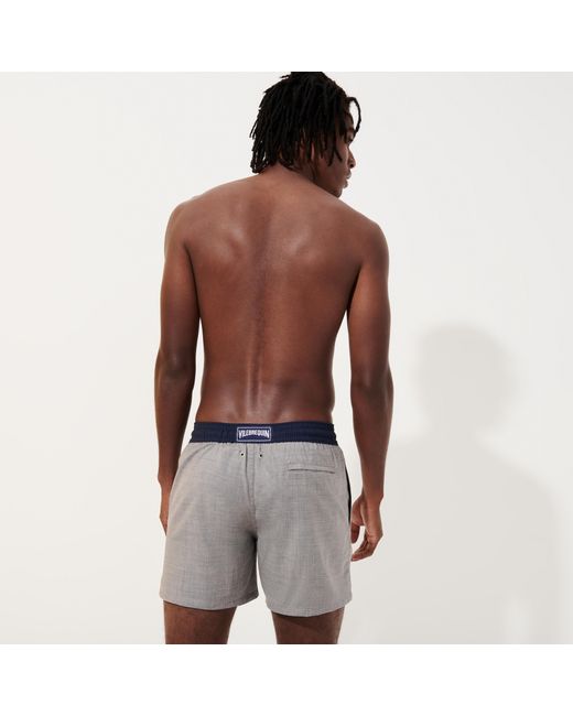Vilebrequin X The Woolmark Company Super 120' S Badeshorts Aus Wolle Für Herren in Gray für Herren