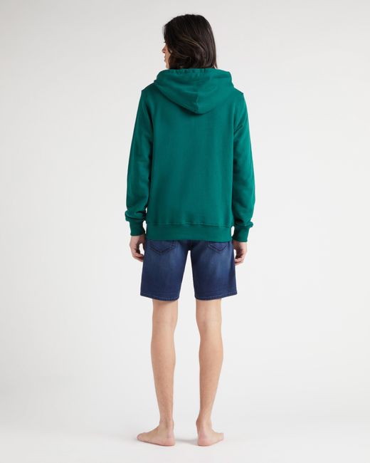 Vilebrequin Green Cotton Full Zip Hoodie Sweatshirt Stitched Logo for men