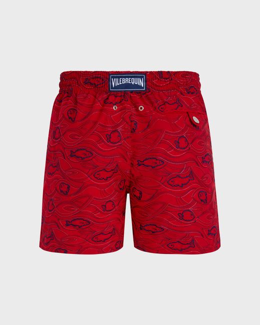 Vilebrequin Swim Shorts Embroidered Aquarium- Limited Edition for men
