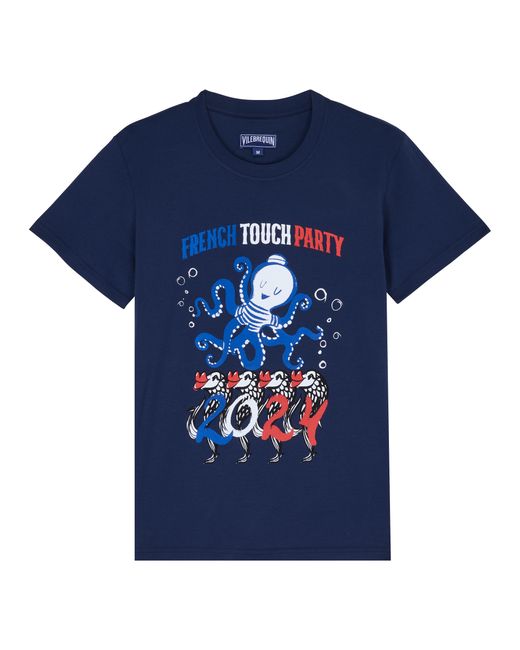 Vilebrequin French History T-shirt Aus Bio-baumwolle Für Herren in Blue für Herren