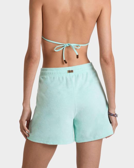 Vilebrequin Blue Terry Shorts Solid