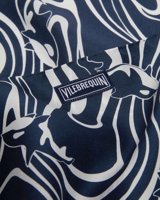 Vilebrequin Blue Scarf Waves