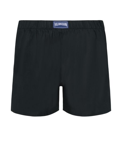 Vilebrequin Kurze Bermudashorts Aus Leinen Für Herren in Black für Herren