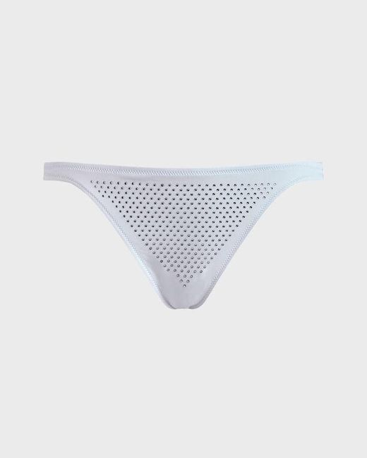 Vilebrequin Halter Bikini Top Strass - Swimwear - Flecha - White - Size Xs