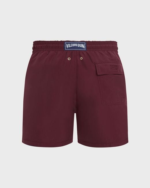 Vilebrequin Embroidered Swim Shorts Year Of The Horse - Swimwear - Motu - Red - Size S for men