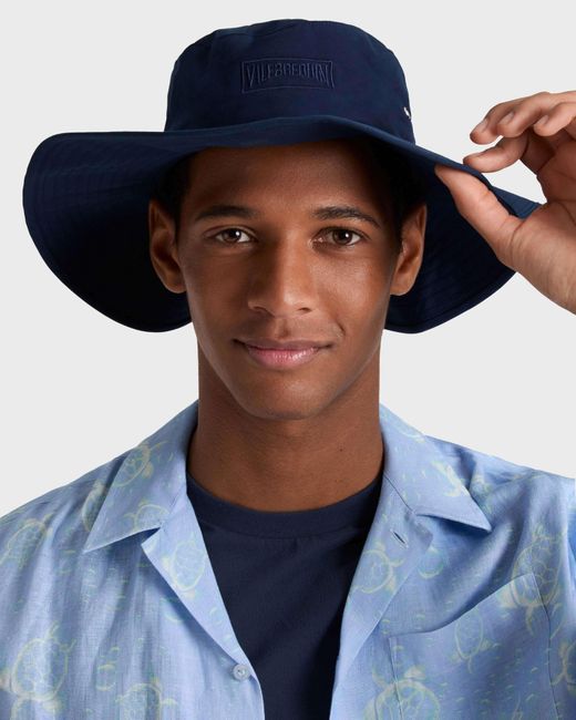 Vilebrequin Blue Large Bucket Hat Solid