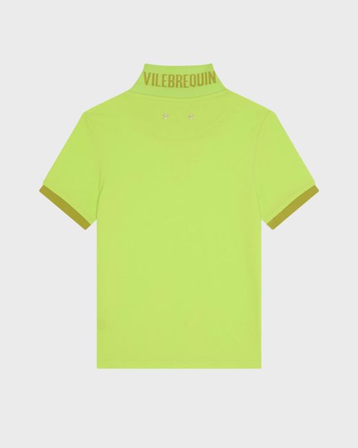 Vilebrequin Green Cotton Polo Solid for men