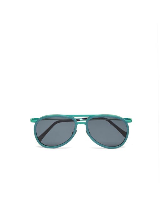 Vilebrequin Blue Wood Sunglasses Solid - Vbq X Shelter