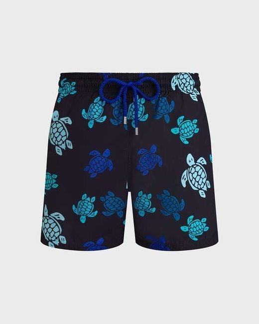 Maillot De Bain Ultra Léger Et Pliable Tortues Multicolores Vilebrequin pour homme en coloris Blue