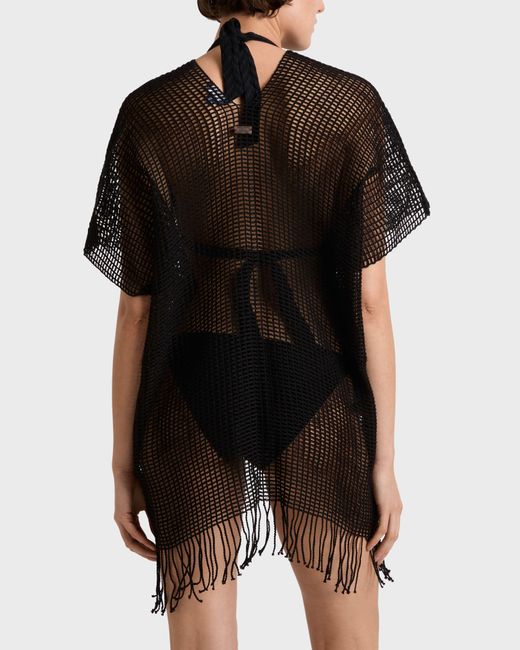 Vilebrequin Black Mesh Cover Up