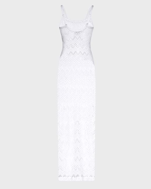 Vilebrequin White Long Mesh Dress