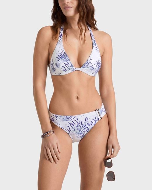 Vilebrequin Blue Mid Rise Bikini Bottom