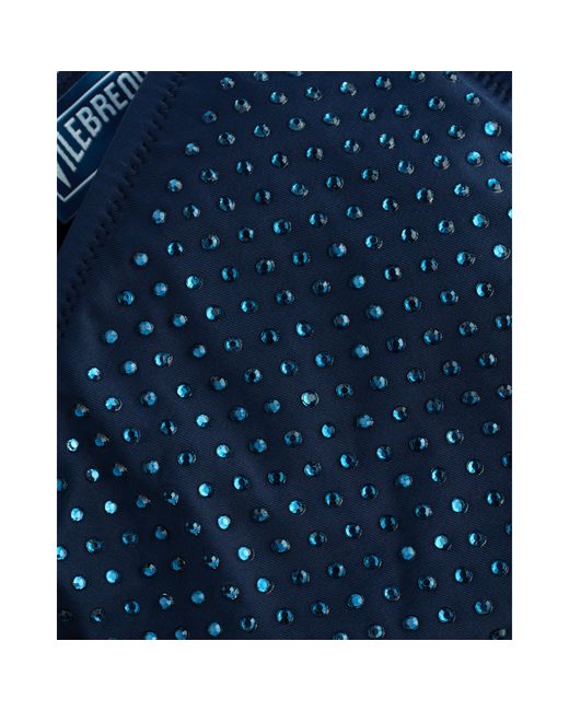 Bas De Maillot De Bain Culotte Mini Femme Strass Vilebrequin en coloris Blue