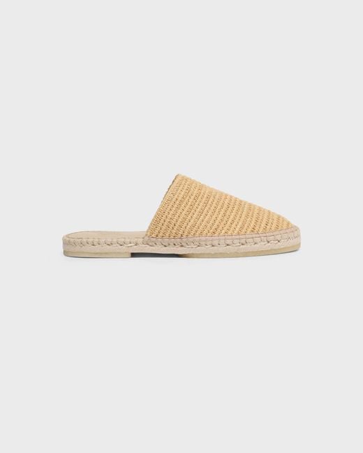 Vilebrequin Natural Raffia-Effect Slides Solid for men