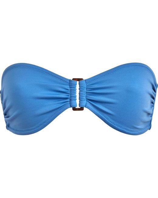 Haut de maillot de bain bandeau femme uni - luce Vilebrequin en coloris Blue